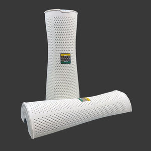 White protective Dry Styx Tower with brand logo on a light green background